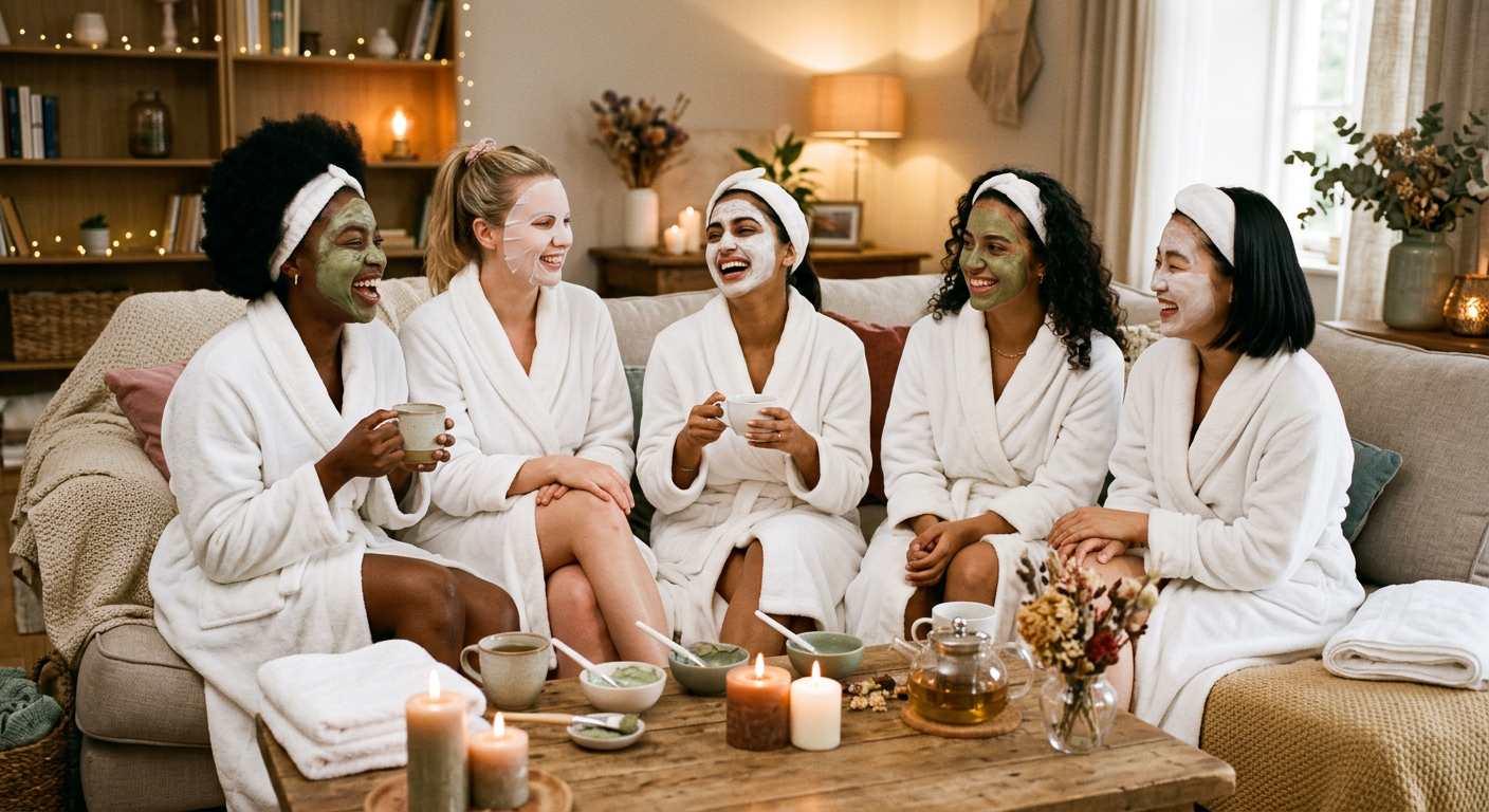 How to Host a Relaxing At-Home Spa Night with Friends
