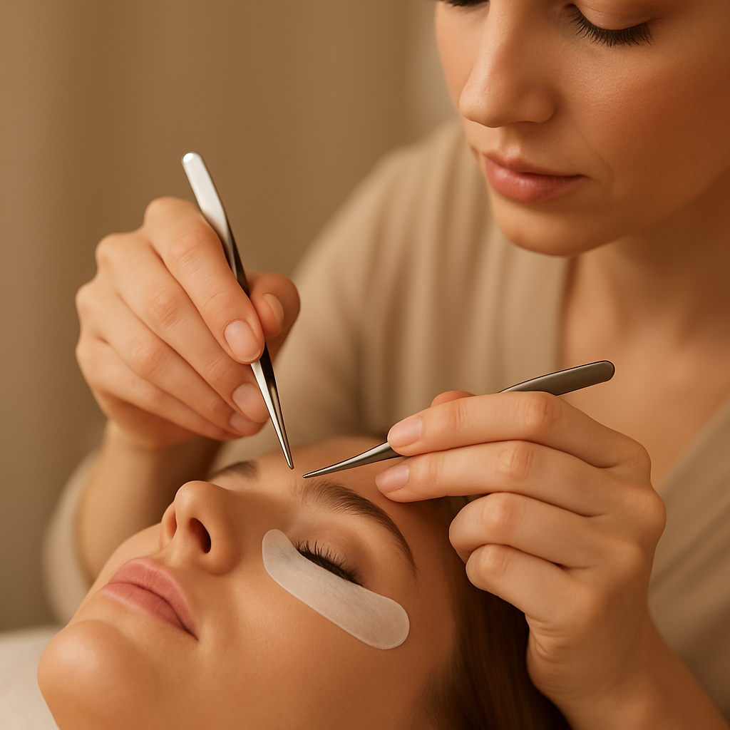 Learning the Art of Lash Extensions training