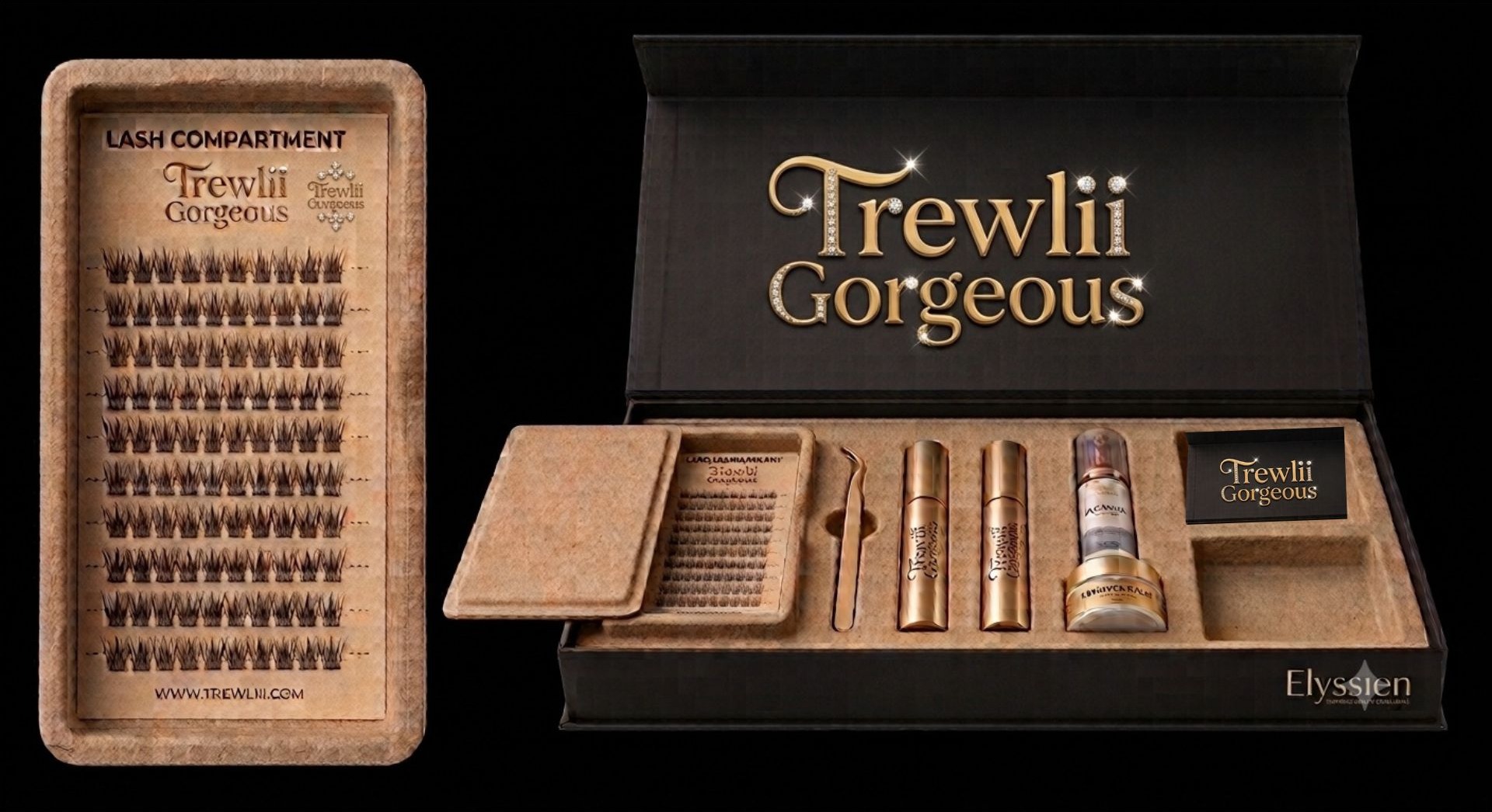 Trewlii Gorgeous Cluster Lash Segments